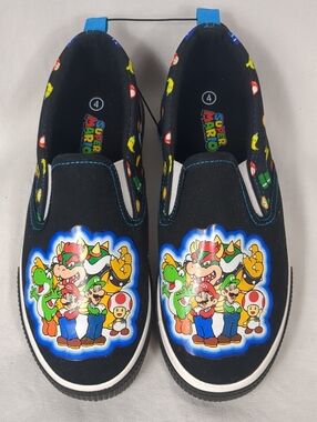 Super Mario Slip On Canvas Shoes